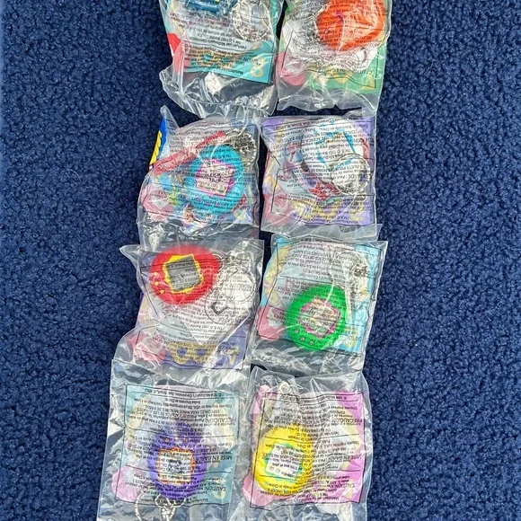 Tamagotchi McDonald’s Happy Meals Toy NEW OPENED 1998 set of 8 - Picture 2 of 6